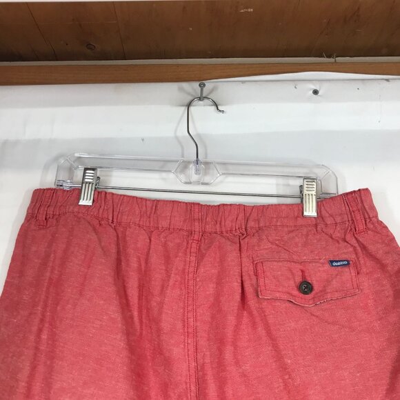 CHUBBIES -MEN'S XXL - RED BUTTON ELASTIC WAIST COTTON BLEND SHORTS - Picture 5 of 9